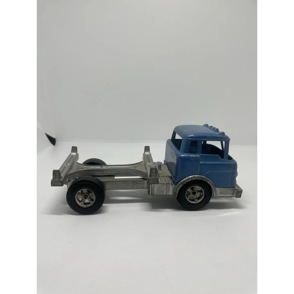 Hubley #1490 vintage Log Truck Rolls Great‎ And Bed Is Nice BLUE